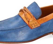 Melvin & Hamilton Men's Low Shoes Loafers Santo 1, Blue, EU 45, UK 11, US 12