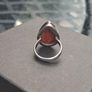 Vintage Ladies Teardrop Ring Sterling 925 Silver Image 4
