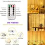 Curtain Fairy Lights Waterproof, 3mx3m 300LED Fairy Lights with 8 Modes Remote Control Timer Adjustable Brightness, Curtain Light Plug in for Bedroom, Garden, Party, Wedding, Christmas MULTIPLE COLOURS AVAILABLE (FREE POSTAGE) Image 4