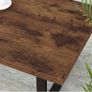 Rustic Living Room Table, Simple Industrial Rectangle Coffee Table, Modern Minimalist Farmhouse Image 4