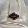 Sterling Silver ring 925 with Garnet Image 7