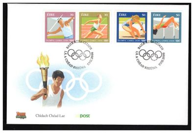 2000 Ireland Olympic Games Sydney 2000 Commemorative Stamps An Post First Day Cover (FDC)