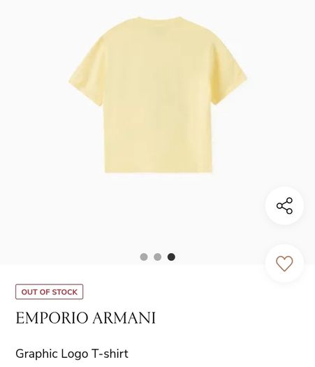 New Armani tshirt