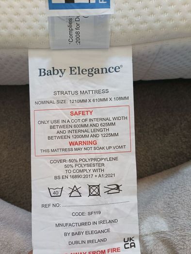Cot mattress
