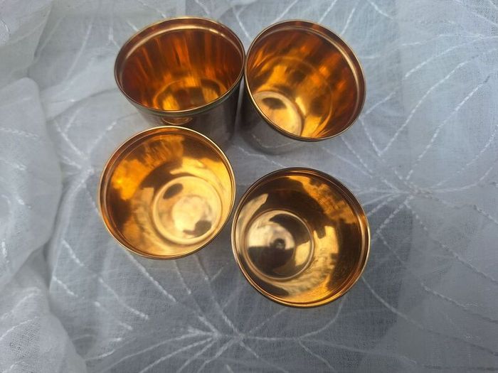 Rare West German Duo Flask and Cups