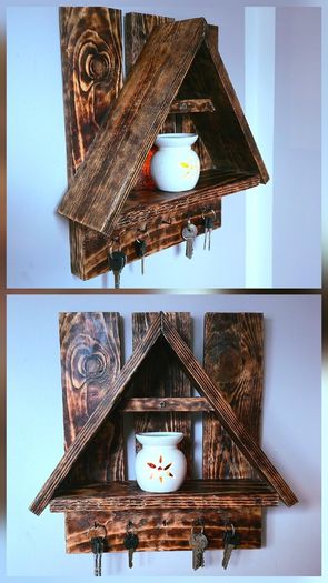 Key Holder with Shelf