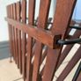 Atomic Teak & Metal Wire Magazine Rack Image 6
