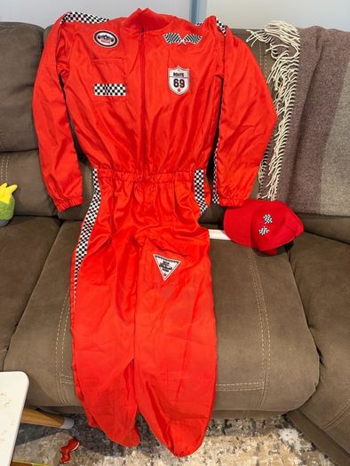 costume. Racing clothes. Unisex. Size suits S/M/L