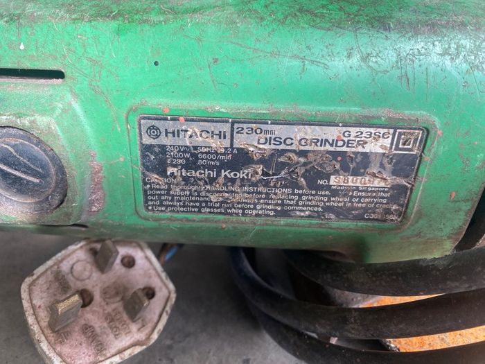 Large Angle Grinder Hitachi
