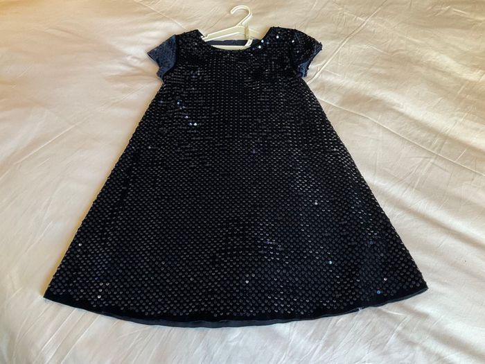Perfect party occasion dress Stunning sequin dress navy Little Stitches 7 8