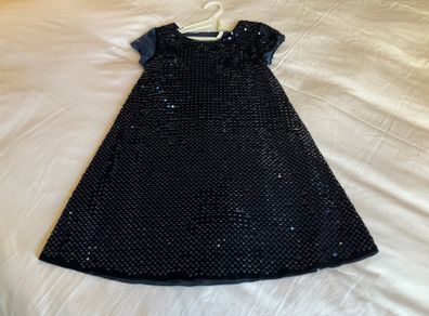 Perfect party occasion dress Stunning sequin dress navy Little Stitches 7 8
