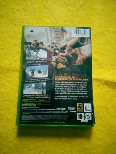 Mercenaries Playground of destruction Xbox Original Pal