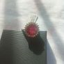 3.5 Carat Ruby and diamond ring with papers Image 2