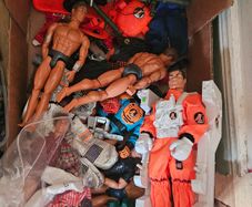 Large Job Lot of Action Man Power Team and Other Action Dolls