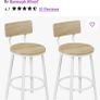 Two breakfast bar stools Image 4