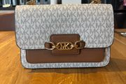 Michael Kors Beige &amp; Gold Handbag