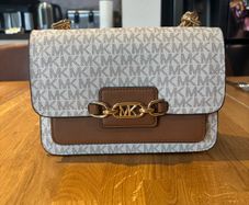 Michael Kors Beige & Gold Handbag