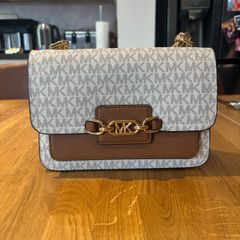 Michael Kors Beige & Gold Handbag