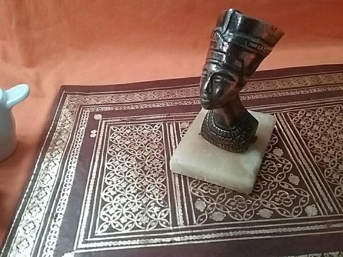 Queen Nefirtiti Brass/Copper Bust