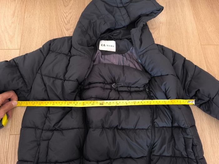 CA Mama Black Maternity Babywearing Puffer Jacket Size 38
