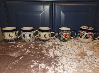 Boleslawiec pottery- mugs