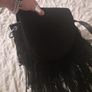 black fringe handbag Image 2