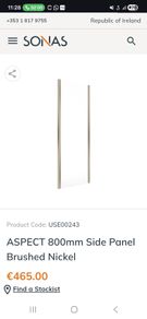 Sonas shower screen enclosure