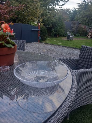 Waterford Crystal v rare John Rocha centrepiece 13.5 inch Lume bowl, no damage, D18