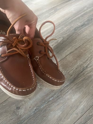 AV8 deck shoes brown leather 4/37
