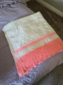 Vintage wool blanket