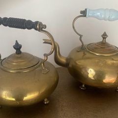 Antique Brass Kettles