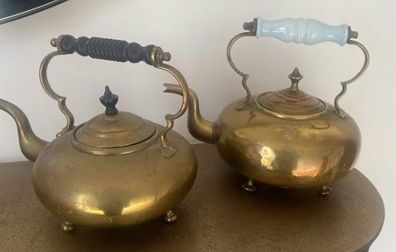 Antique Brass Kettles