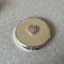 Clamshell Trinket Jewelry Box/Purse  & Roynd Picket compact dual mirror Image 9