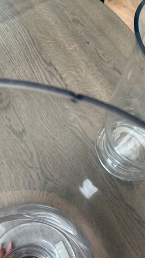 Two Large Candle Hurricanes - Vases