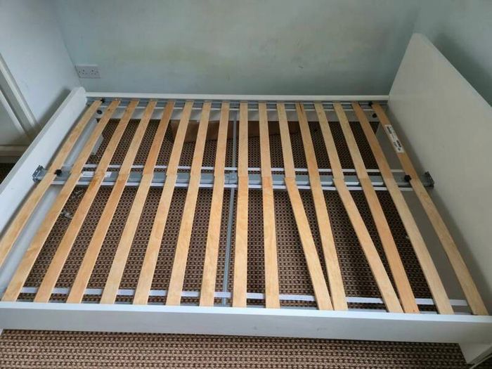 Double Bed Frame + Slatted Base