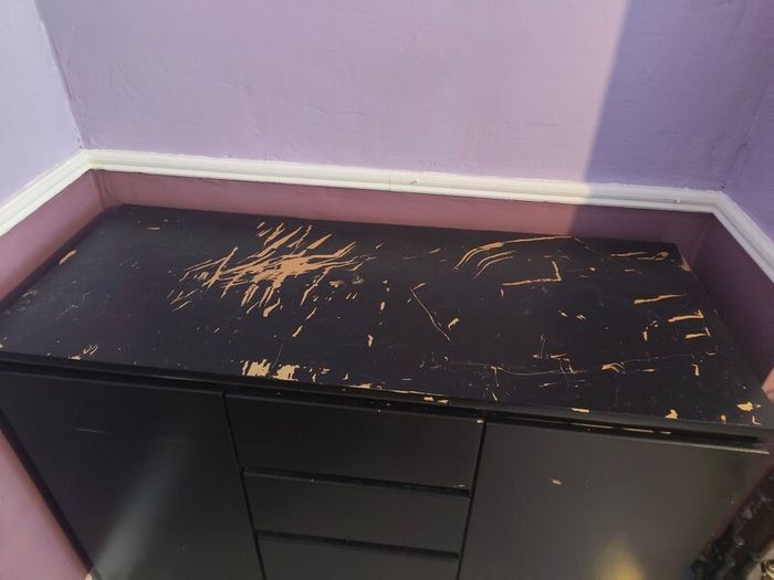 Black Painted Sideboard