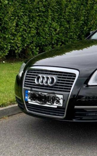 Audi a6 c6 front bumper fog grills lamps spotlights middle grill  wings mirrors sline suspension parts breaking 2.0tdi a4 a6