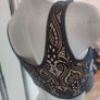 Black/beige lace top size UK8 EU36 Postage included Image 4
