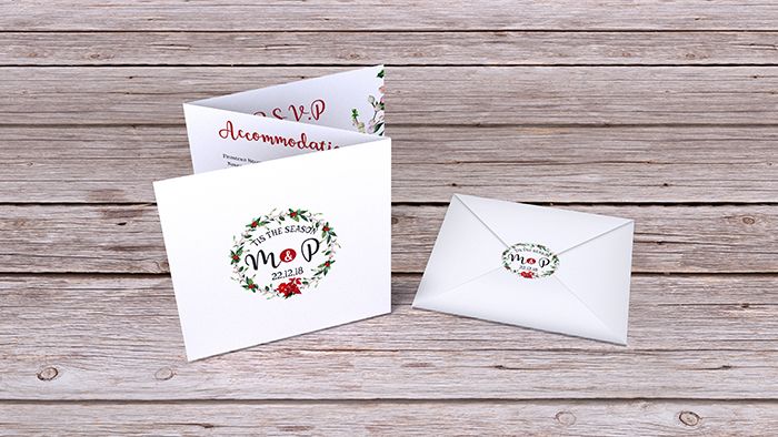 Winter/Christmas Trifold Invitation