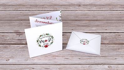 Winter/Christmas Trifold Invitation