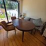Elegant Mid-Century Modern Extendable Dining Table Image 5