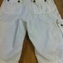 BNWT Boys White Cargo Shorts 26inch Image 3