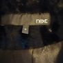 Next black fur jacket size UK 14 Image 5