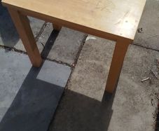 Wooden side table