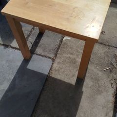 Wooden side table