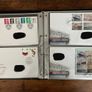 Collection of  87 UK First Day Cover stamps 2003 to 2006 in album Image 10
