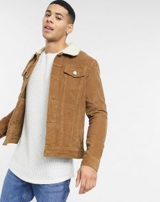 Brave Soul - Corduroy jacket in brown