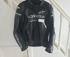 alpinestars leather jacket