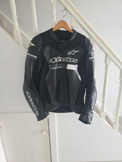 alpinestars leather jacket