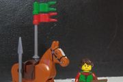 Lego FOREST WOMAN And Horse Lego Medieval Lego Minifigures